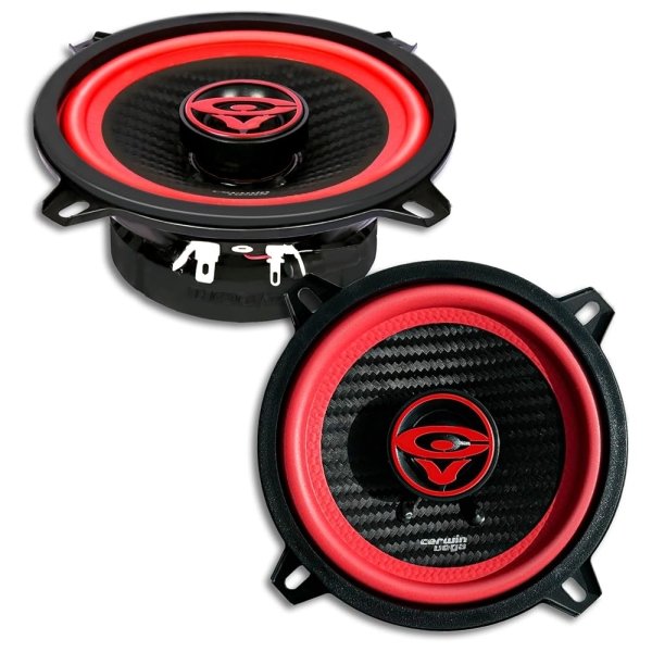 CERWIN-VEGA! 2025 Edition V525 – 5.25" 2-Way Full Range Premium Quality Coaxial Car Audio Speakers, 300W Max Power - Sold in Pairs