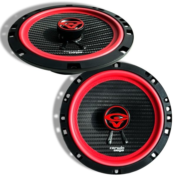 CERWIN-VEGA! 2025 Edition V675 – 6.75”2-Way Full Range Premium Quality Coaxial Car Audio Speakers, 360W Max Power - Sold in Pairs