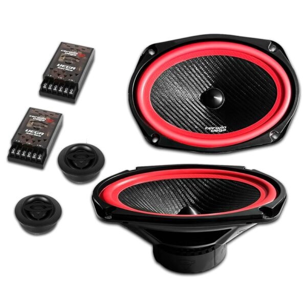 CERWIN-VEGA! "2025 Edition V69C – 6X9 2-Way Full Range Premium Quality Coaxial Car Audio Speakers, 480W Max Power - Sold in Pairs