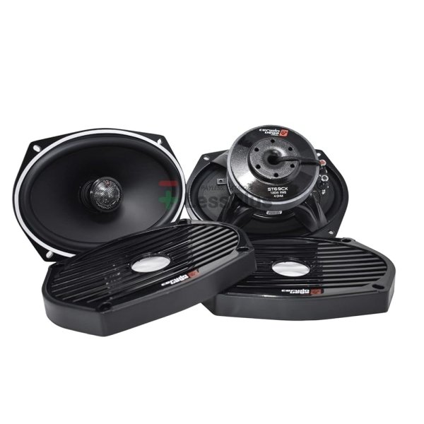 Cerwin Vega ST69CX 6"x9" 500W 2-Way Coax Speakers with Titanium Dome Tweeter 4Ω Black (Pair)